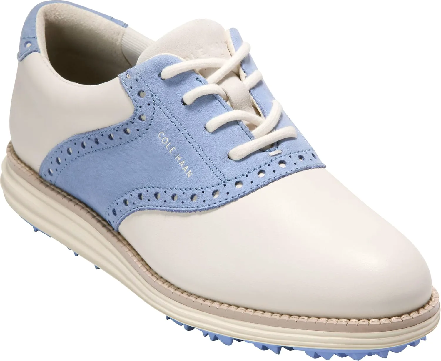 Мужские гольф-кроссовки Cole Haan Originalgrand Saddle, слоновая кость — фото 4