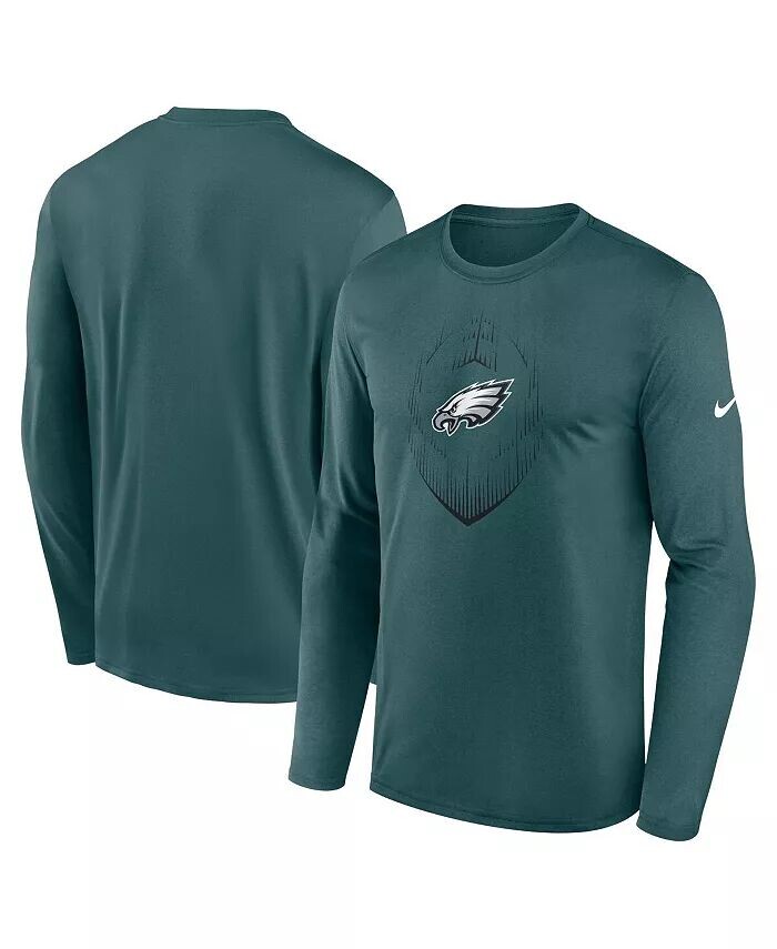 

Мужская темно-зеленая футболка Philadelphia Eagles Legend Icon с длинным рукавом Nike