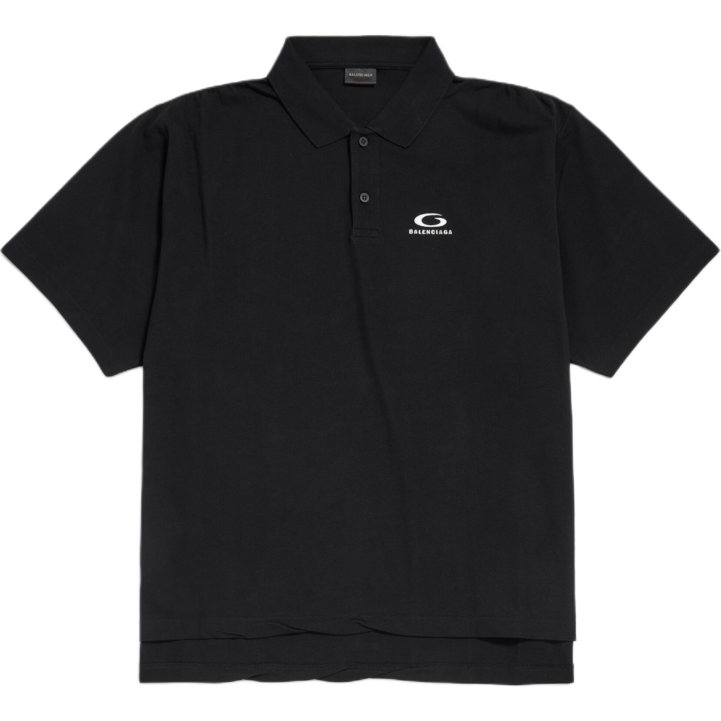 

Поло Regular Fit мужская Balenciaga, черный