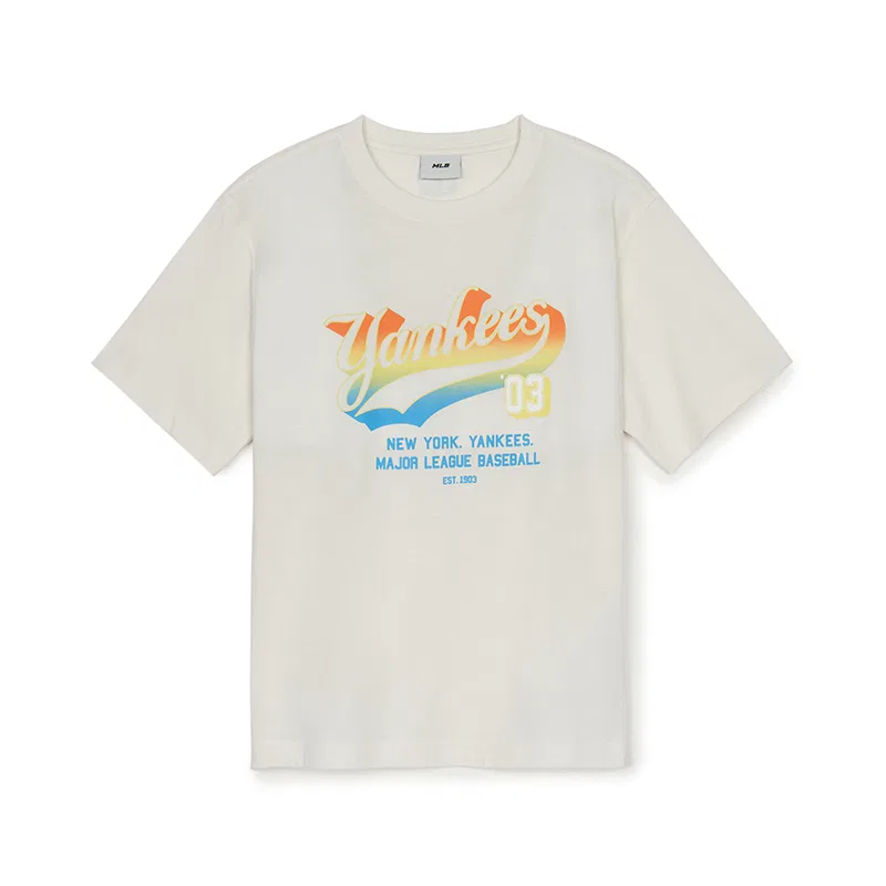 Футболка New York Yankees Standard Ivory для детей 3-7 лет MLB KIDS