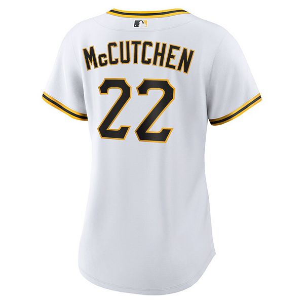 Женская белая реплика игровой футболки Pittsburgh Pirates Andrew McCutchen Nike — фото 4