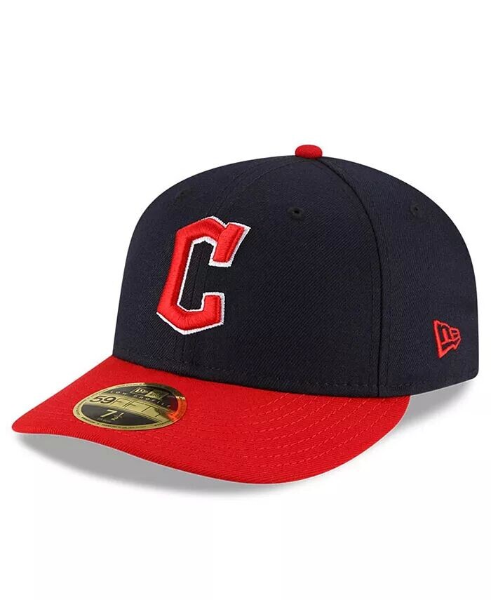 

Мужская темно-красная шляпа Cleveland Guardians Authentic Collection On-Field Home Low Profile 59FIFTY New Era