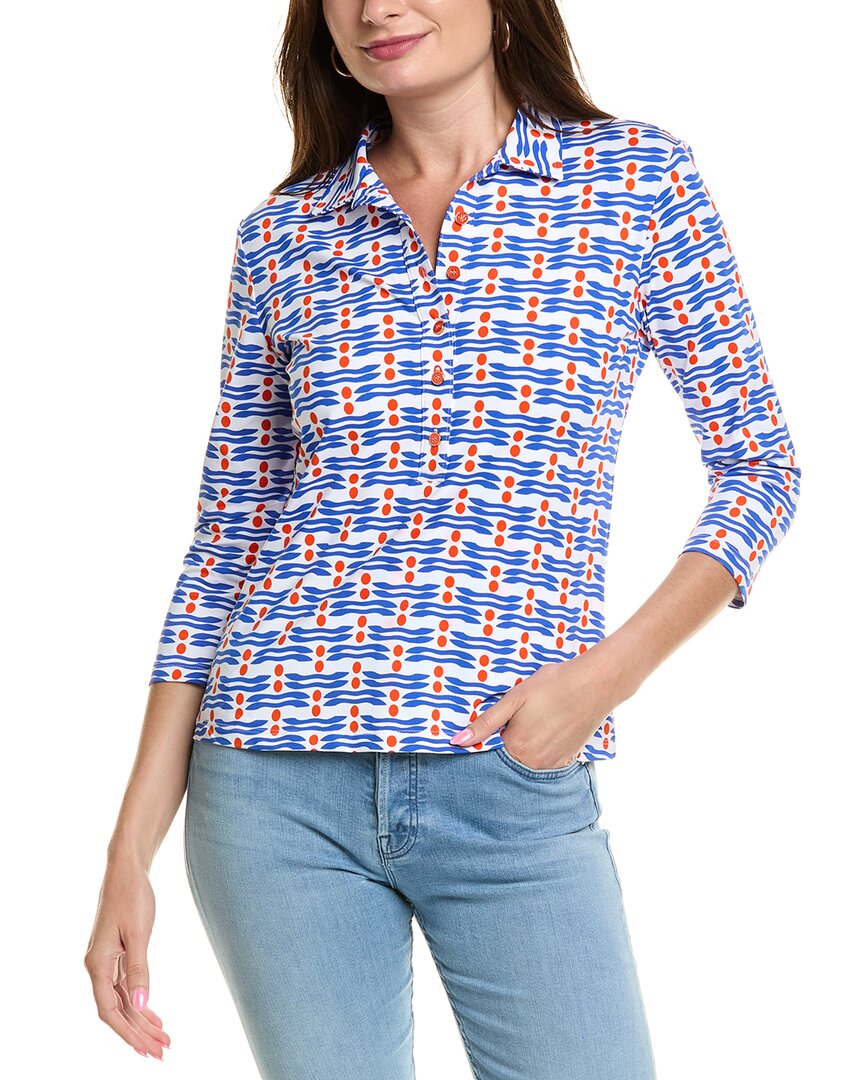 

Рубашка-поло J.McLaughlin Court Catalina Cloth, синий