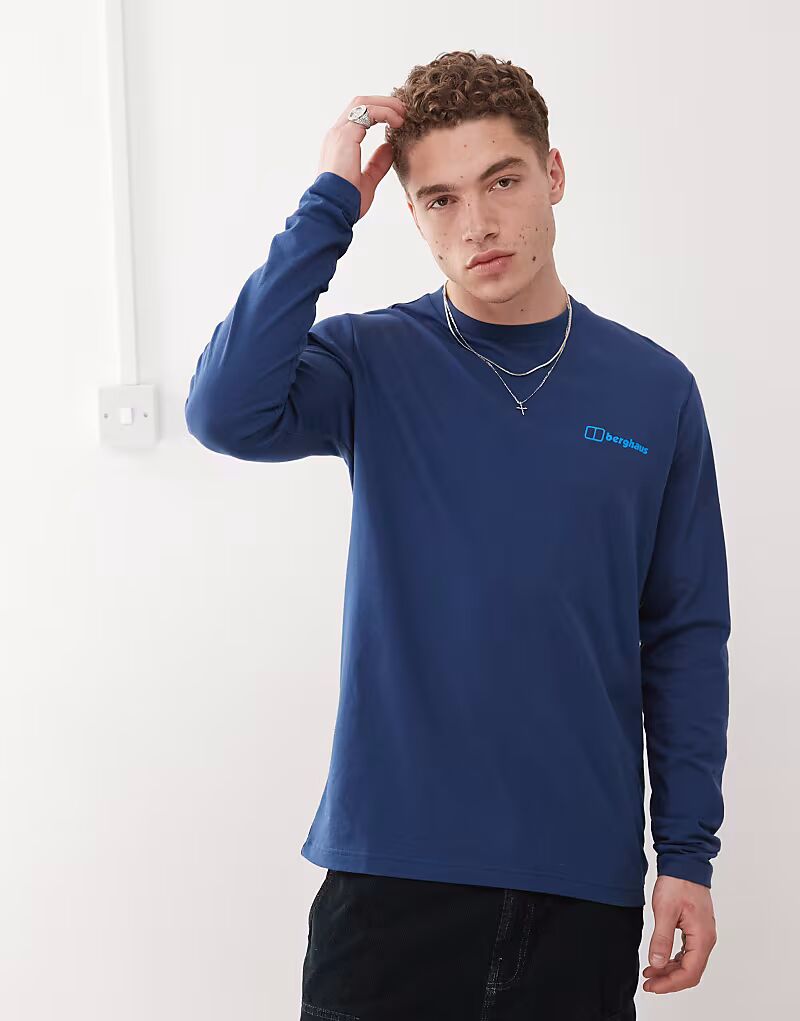 

Футболка Berghaus с длинными рукавами, цвет: темно-синий