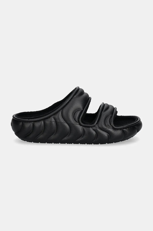 Классические уютные тапочки Overpuff Sandal Crocs, черный — фото 2