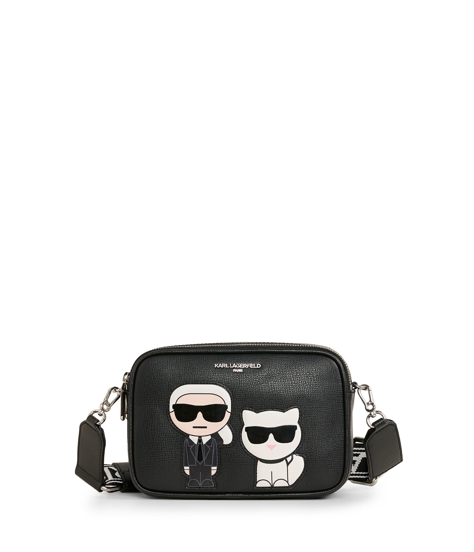 

Сумка-переходник MAYBELLE ROUND HEAD DUO CAMERA KARL LAGERFELD PARIS, черный