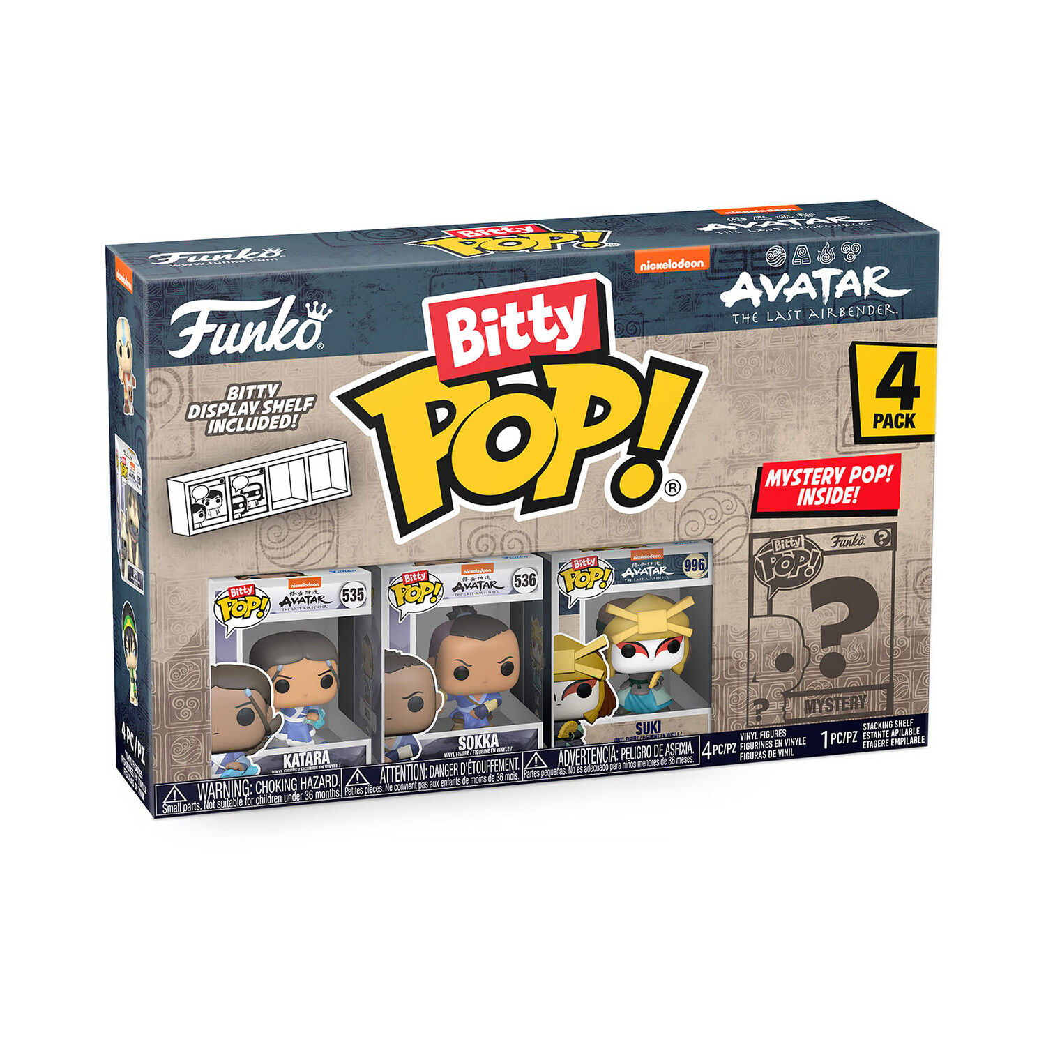 

Аватар: Последний маг воздуха - набор из 4 фигурок Funko Bitty Pop, серия 4
