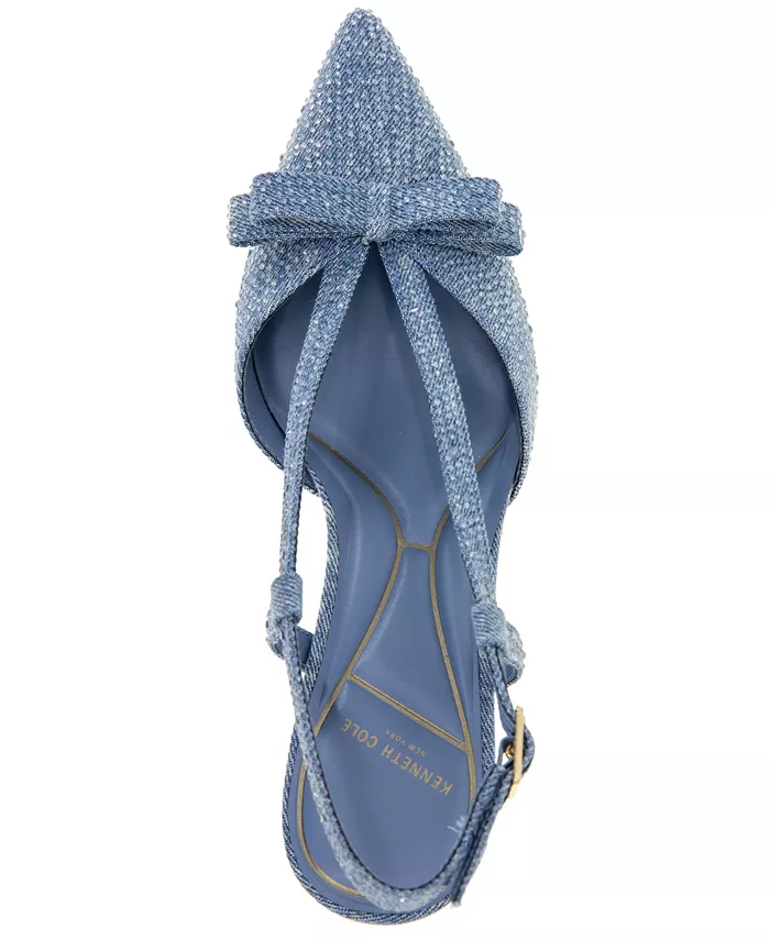 Женские туфли-лодочки Umayra с острым носком Kenneth Cole New York, синий — фото 4