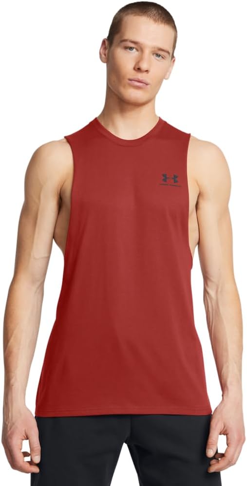 

Мужская спортивная футболка Under Armour с обрезанной левой частью груди, (840) Earthen Orange/, Оранжевый, Мужская спортивная футболка Under Armour с обрезанной левой частью груди, (840) Earthen Orange/