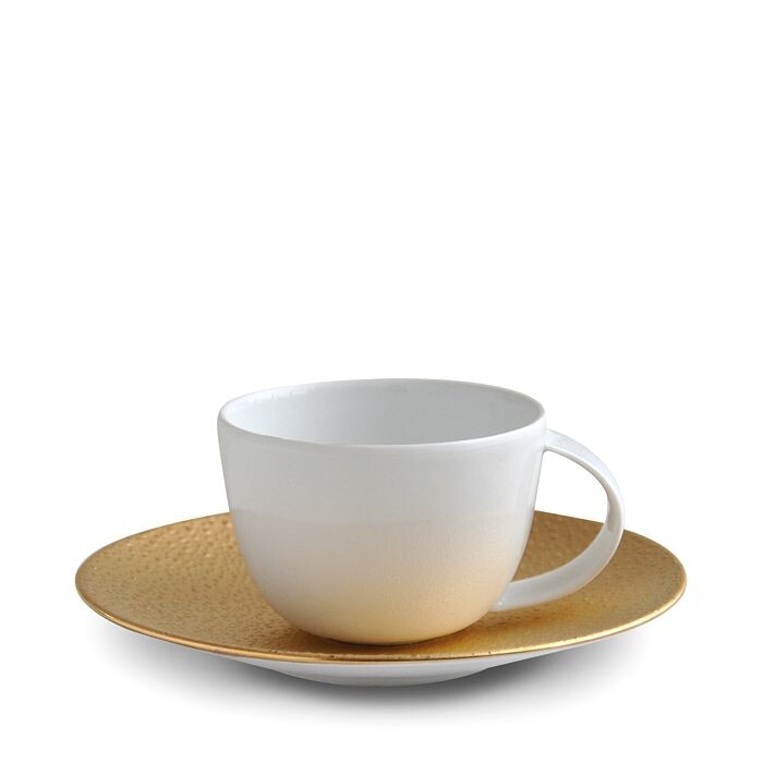 

Бернардо роняет блюдце Bernardaud, золотой