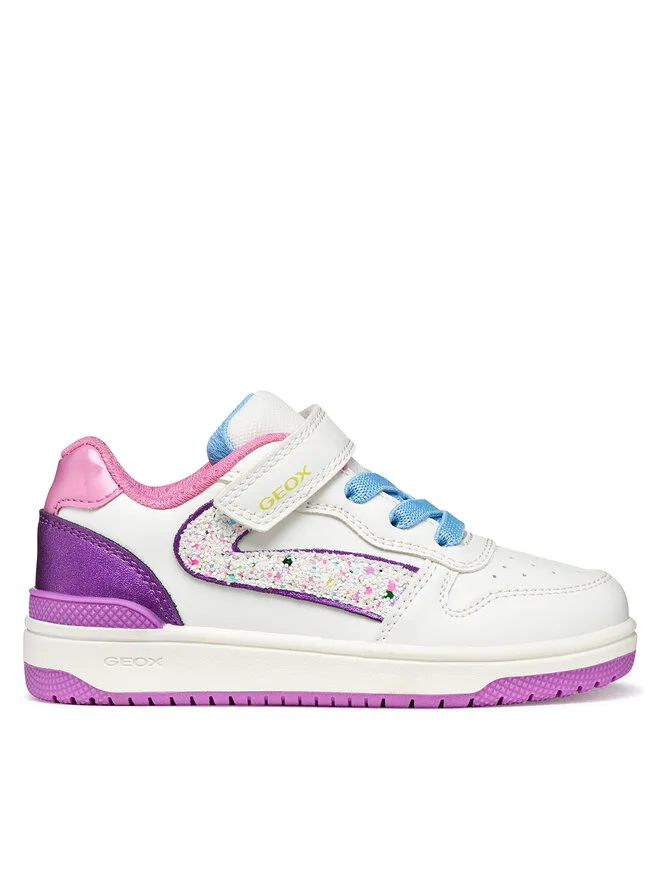 Geox Кроссовки J Washiba Girl J55HXA 054AJ C1Z8H D белые