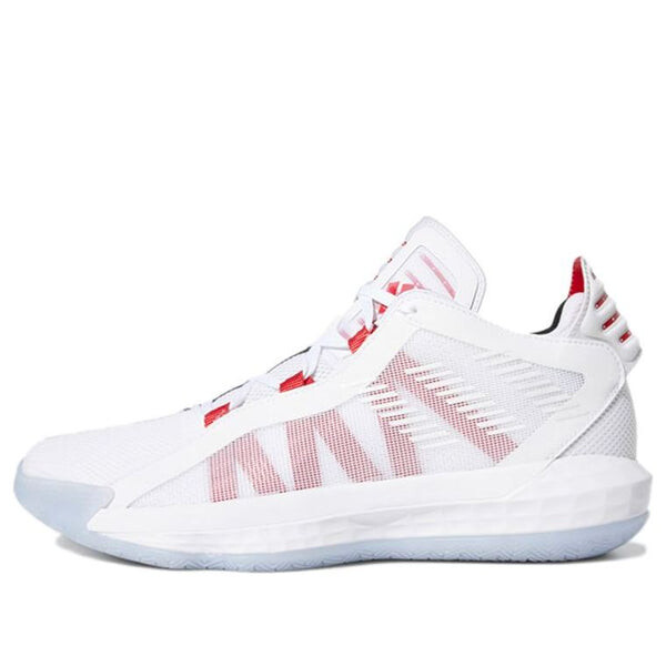 

Кроссовки dame 6 'scarlet' Adidas, белый
