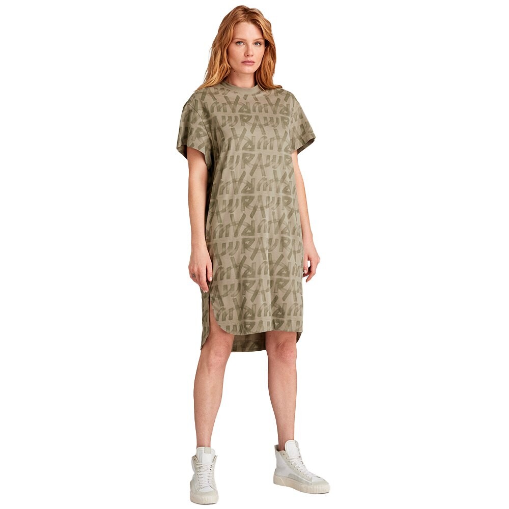

Платье G-Star Printed midi, зеленый