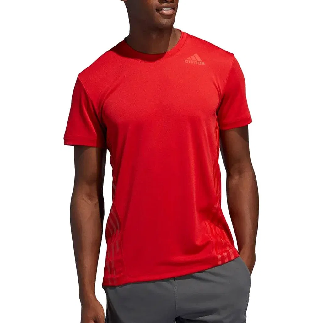 Футболка AEROREADY для мужчин Red Adidas — фото 2