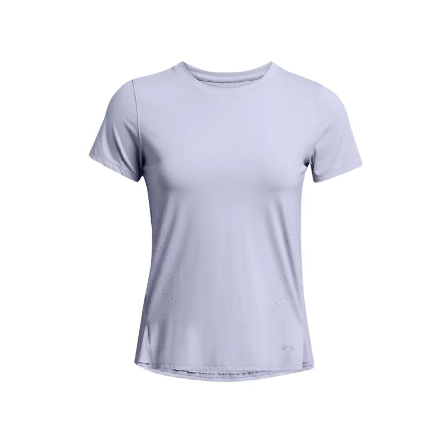 

Футболка женская светло-голубая фиолетовая Under Armour