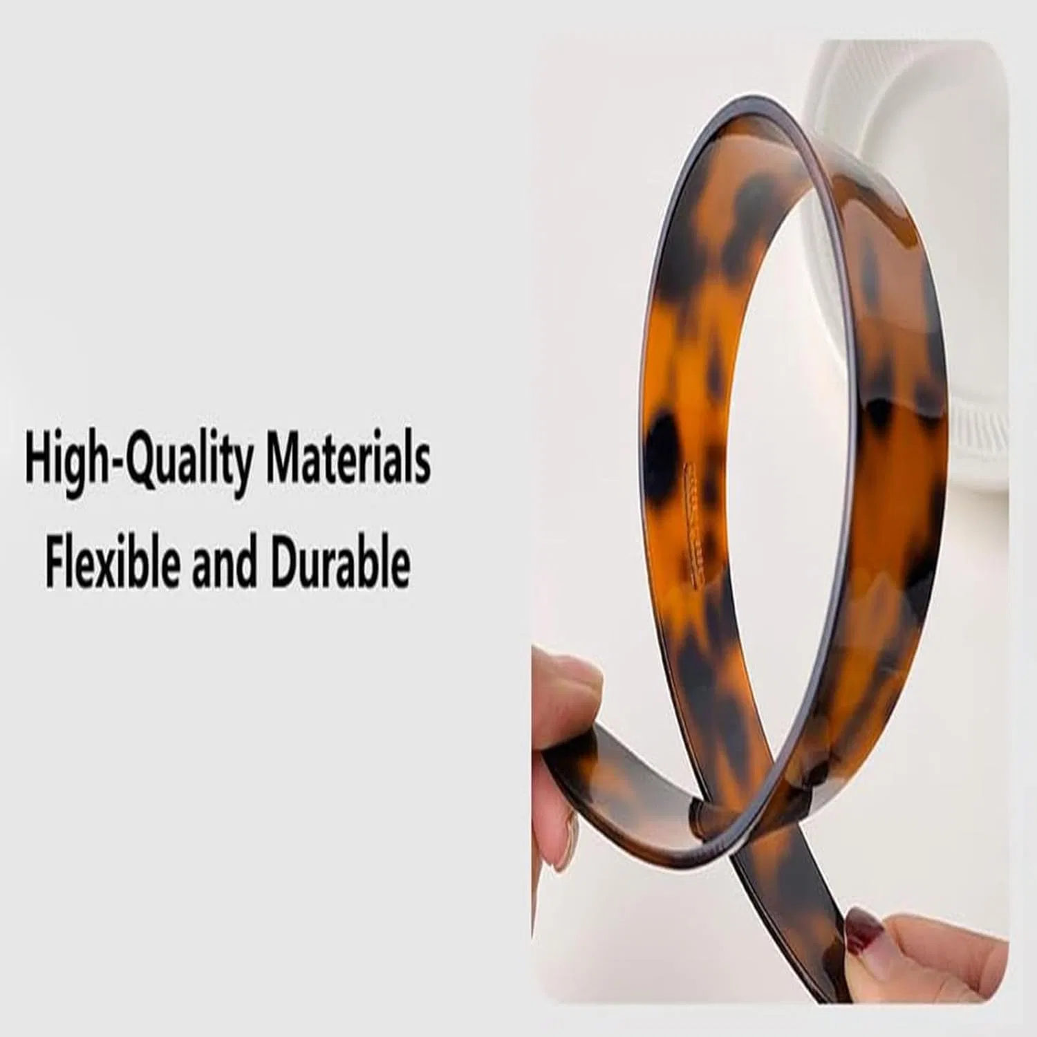 Женский ободок для волос «Tortoise Shell» 3.8 см от BESTYASH Generisch, 3 Pieces. — фото 4