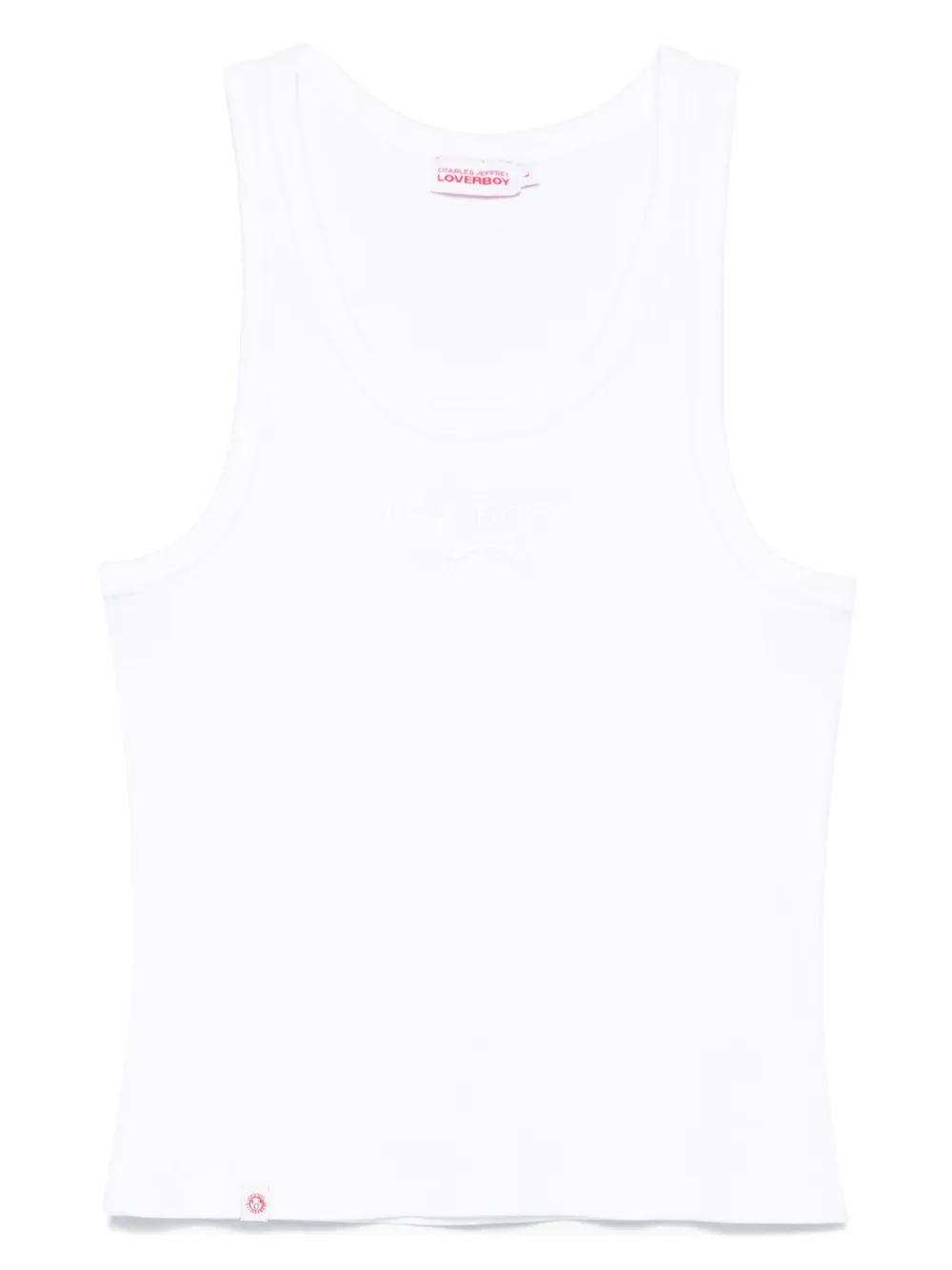 

Топ с вышитым логотипом Charles Jeffrey Loverboy, белый