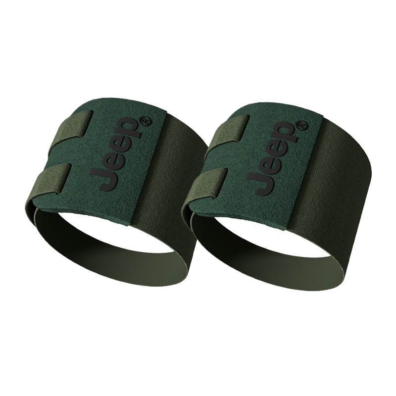 

Напульсники для фитнеса, бега, тенниса, баскетбола и бадминтона унисекс Jeep, jeep зеленый 2 pack[one size | left and right hands all]