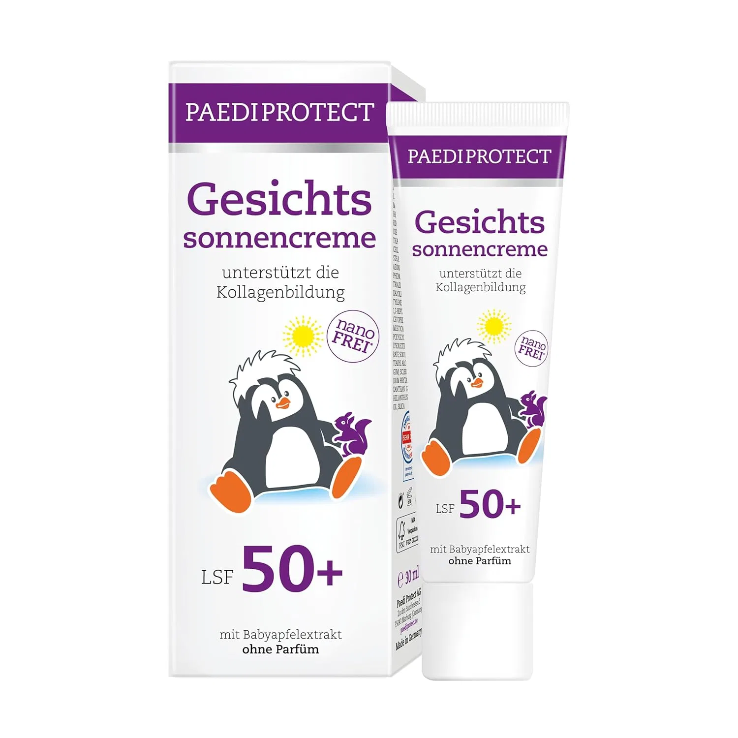 Солнцезащитный крем для лица SPF 50+ от Paediprotect Paediprotect