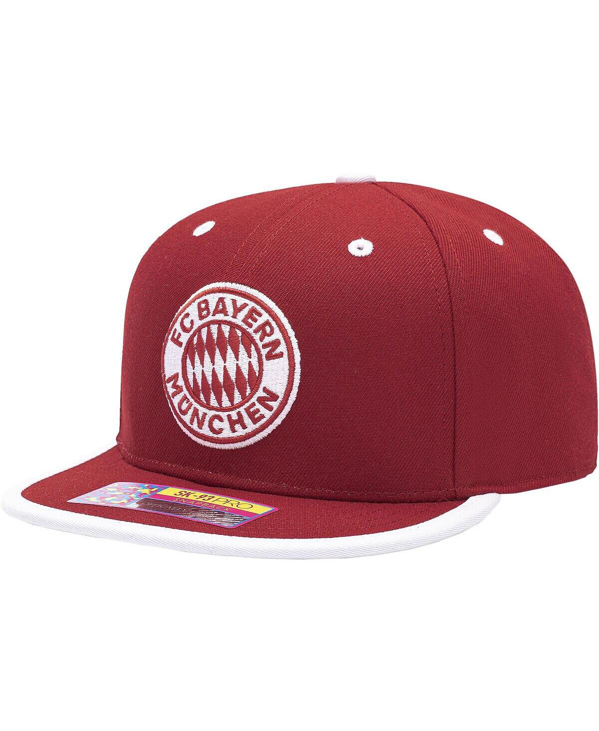 

Мужская красная кепка Bayern Мюнхен с лентой Snapback Fan Ink