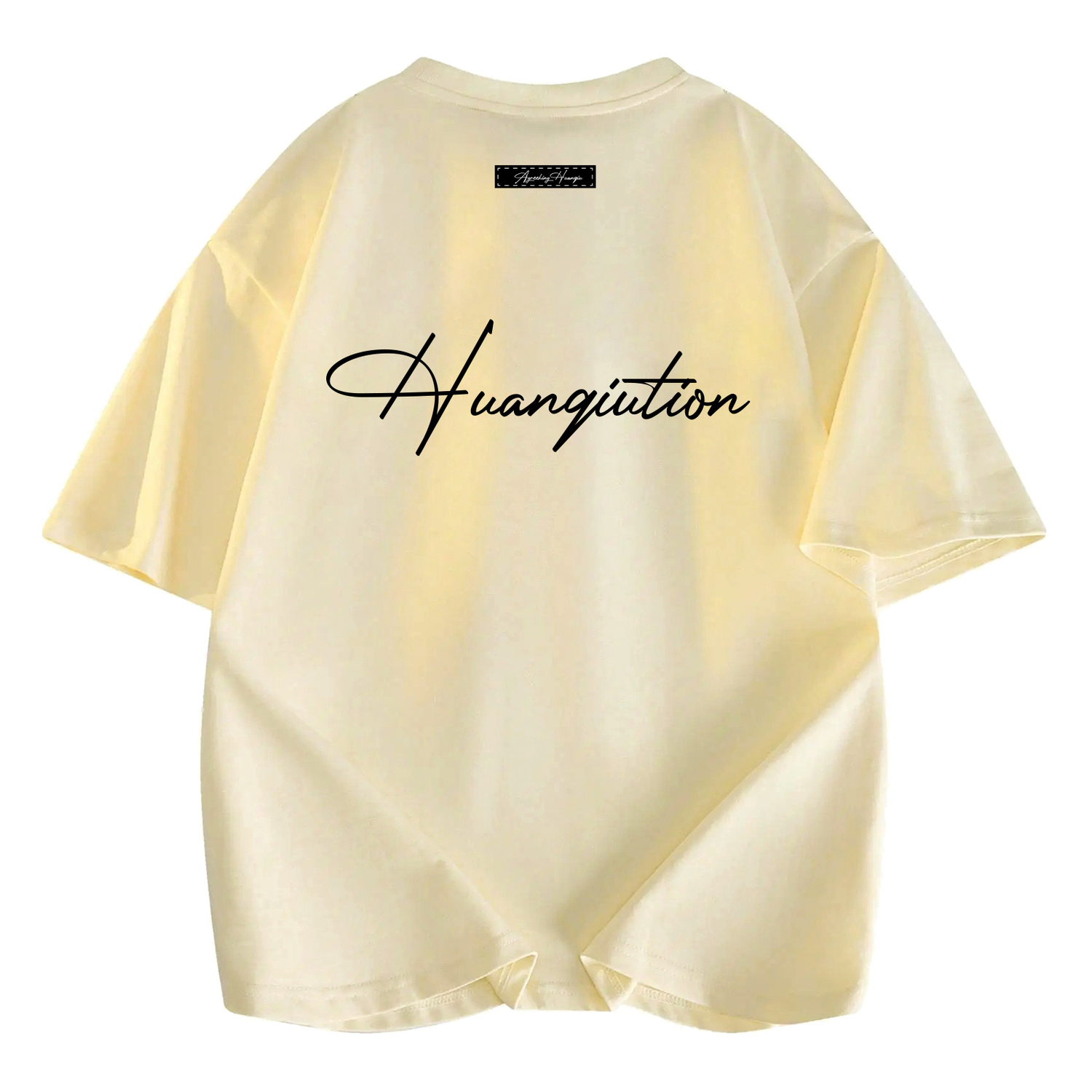 

Футболка с коротким рукавом унисекс HUANQIU, желтый