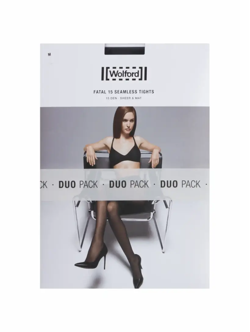 

Набор из двух колготок Wolford, черный