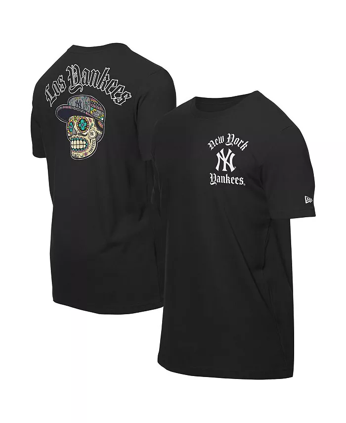 

Мужская черная футболка New York Yankees Sugar Skulls New Era