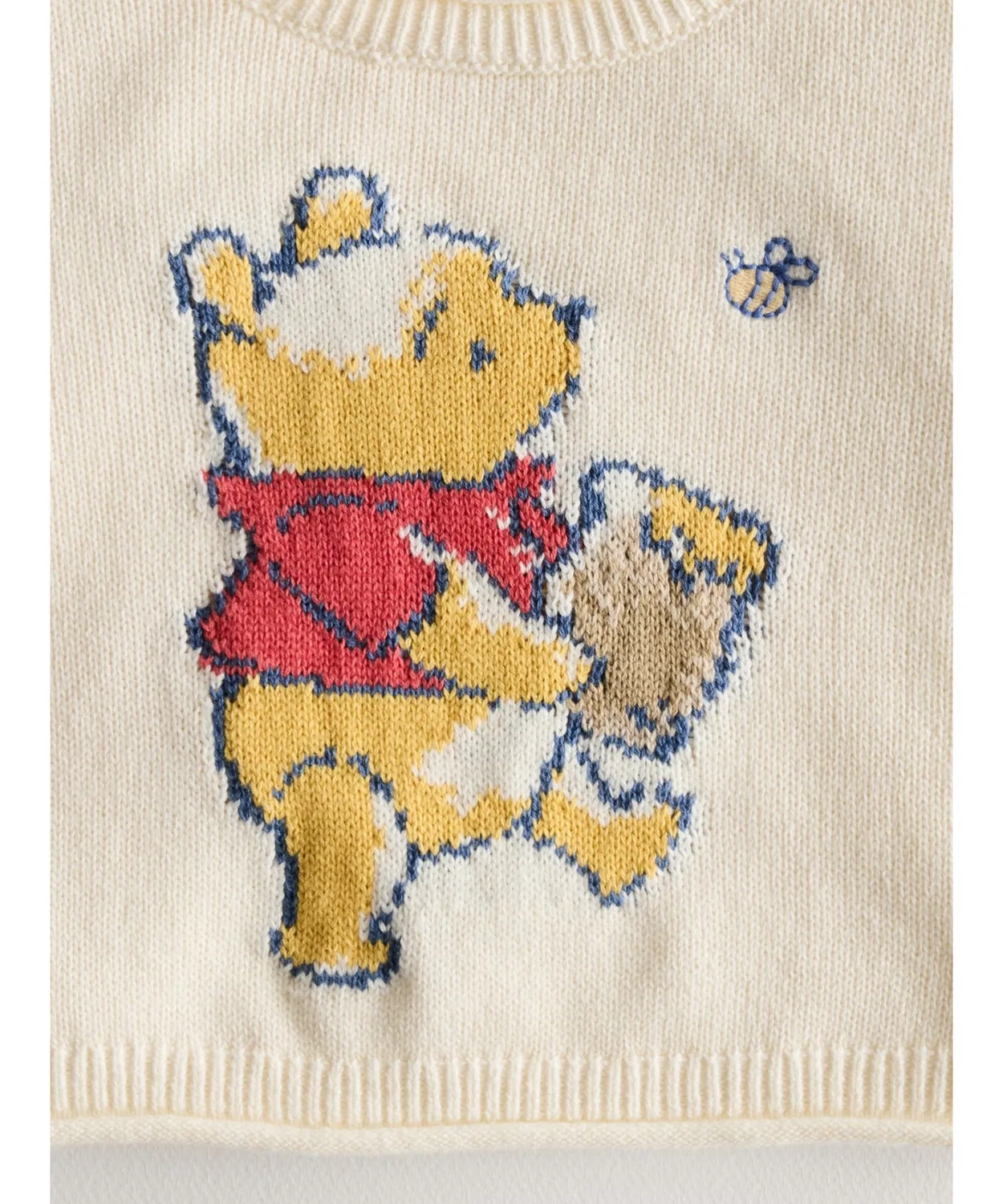 Комплект из джерси и штанов Winnie the Pooh, хлопок, айвори — фото 3