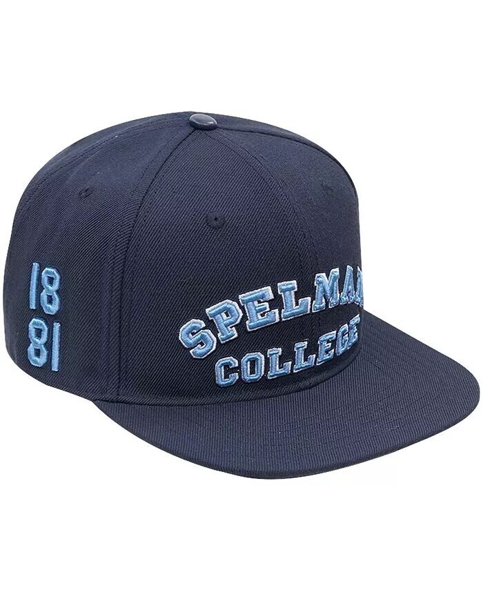 

Мужская темно-синяя кепка Spelman College Jaguar Evergreen Spelman College Snapback Pro Standard
