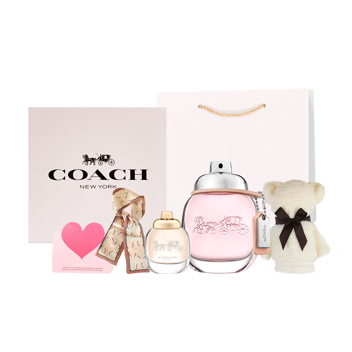 

New York женский туалетная вода парфюм набор eau de toilette 30ml/50ml+4.5ml bear combination set COACH