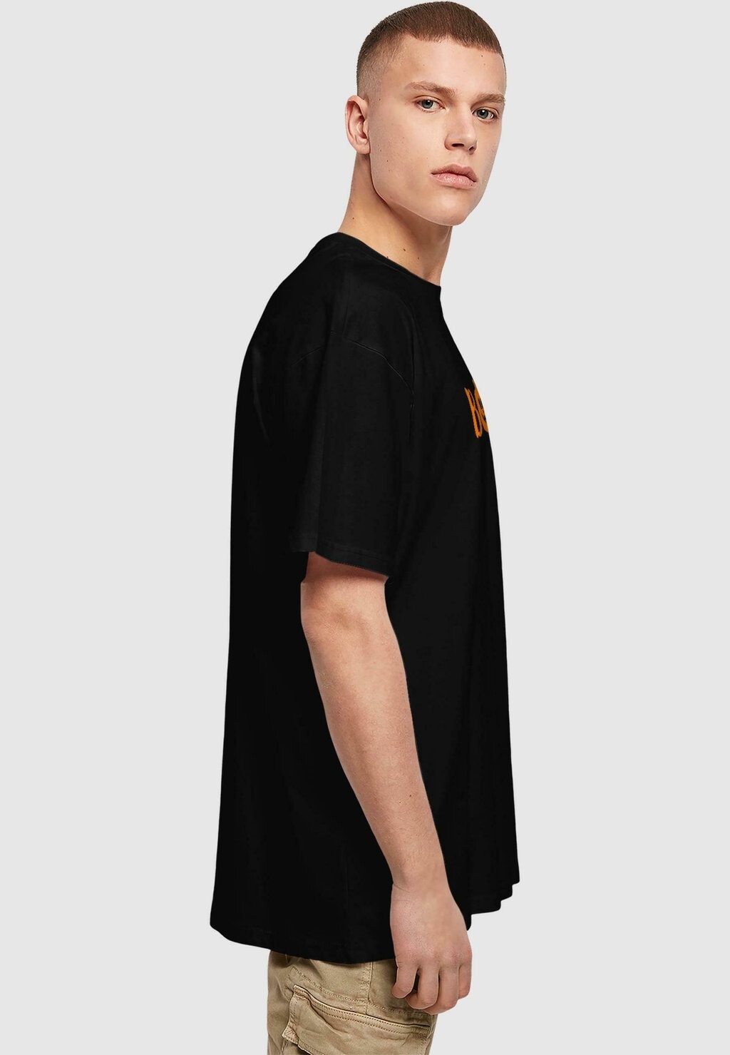 

Футболка с принтом HALLOWEEN BOO PUMPKIN TEE Merchcode, черный