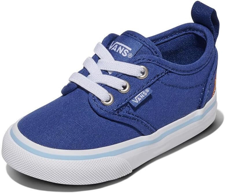 

Vans Unisex-Child Atlow Slip-on Shoe | низкие кроссовки для мальчиков и девочек, детская обувь для ходьбы, Embroidery True Navy