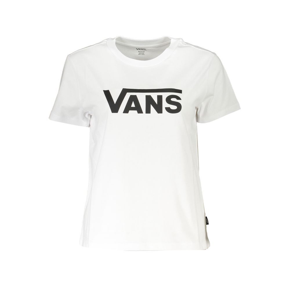 

Белые хлопковые топ и футболка Vans