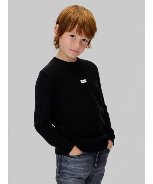 

Свитер Regular fit Calvin Klein Jeans, черный