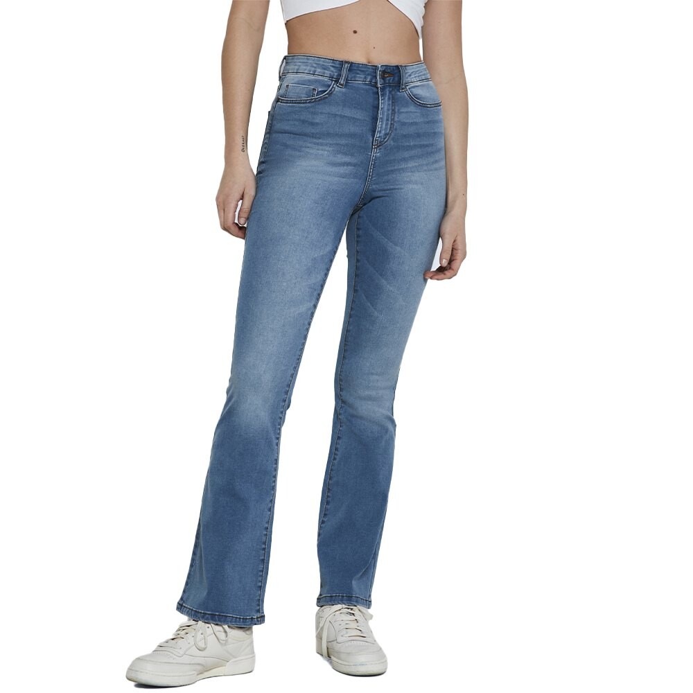 

Джинсы Noisy May Sallie Flare high waist, синий