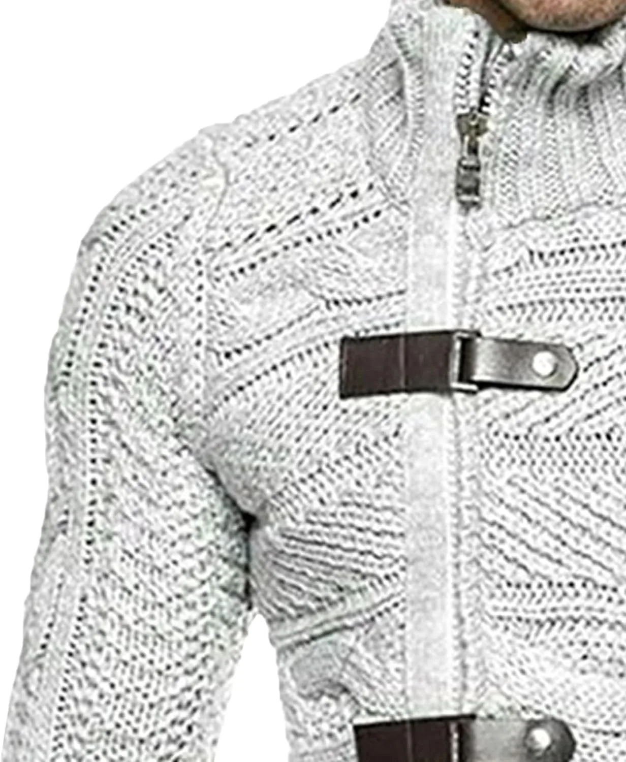 Мужской кардиган Slim Fit на молнии — фото 4