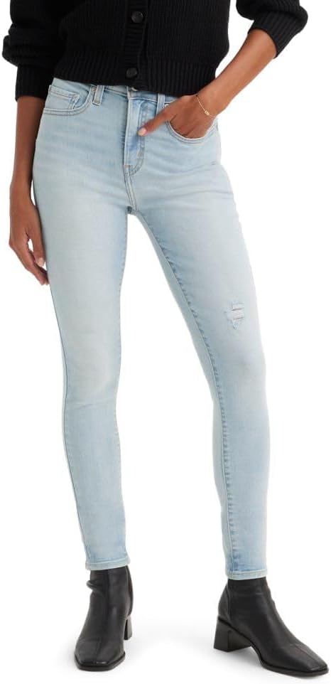 Женские джинсы Levi's Premium 721 с высокой талией (также доступны в размере Plus), (New) Blue