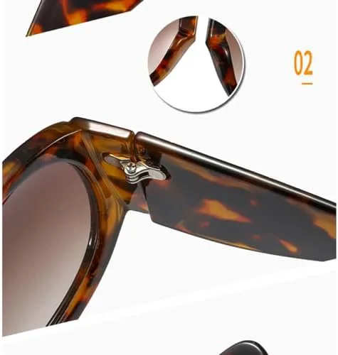 

Большие квадратные солнцезащитные очки-маска для женщин в стиле стимпанк, крупная оправа, линзы с градиентом, женские солнцезащитные очки MTZJH, C1 Leopard-brown