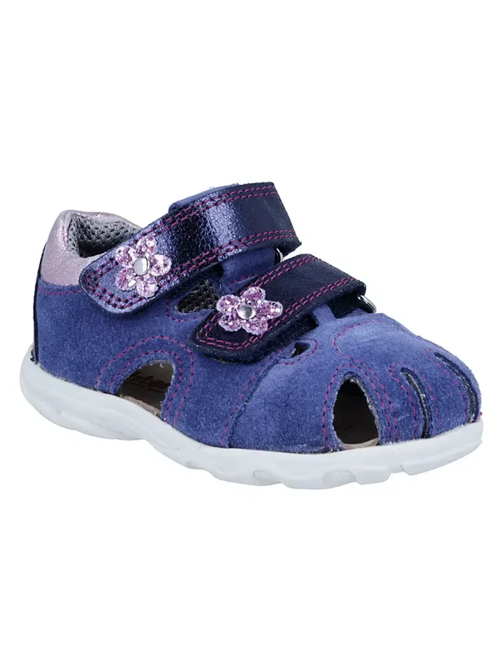 Сандалии кожаные темно-синие Richter Shoes