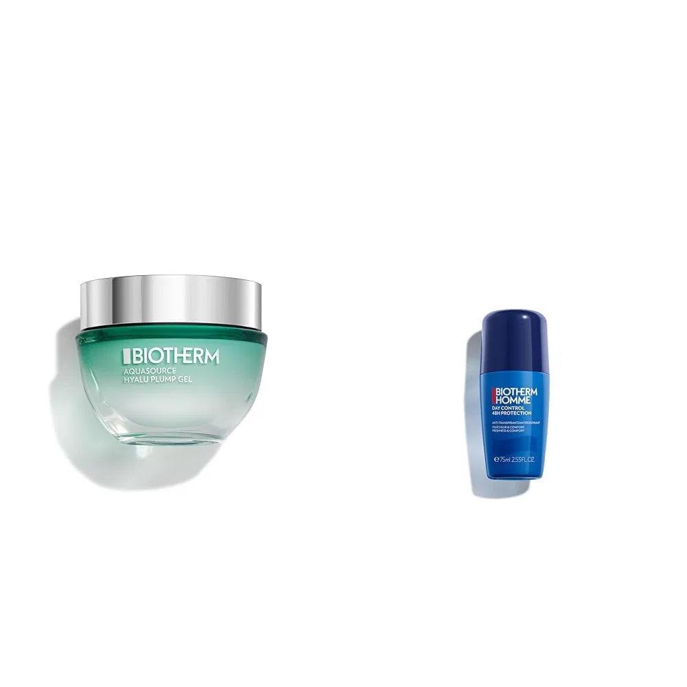 Набор Aquasource: гель PNM 50 мл и дезодорант Day Control R-On 75 мл Biotherm