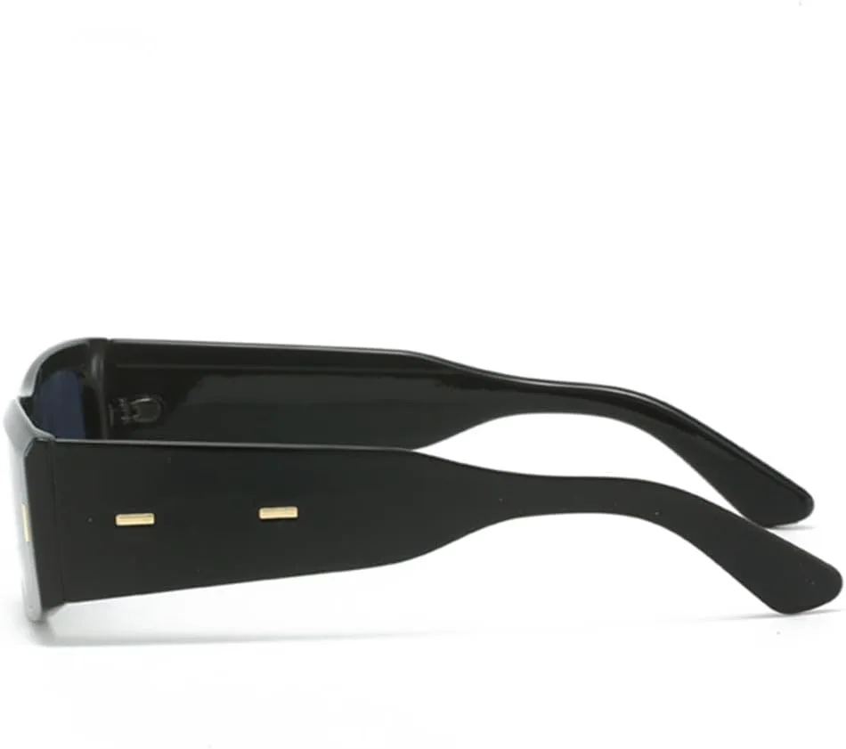 

Солнцезащитные очки в стиле панк с широкими дужками, винтажные солнцезащитные очки контрастных цветов для женщин, защита от УФ-излучения UV400 для мужчин HDUBFY, 6