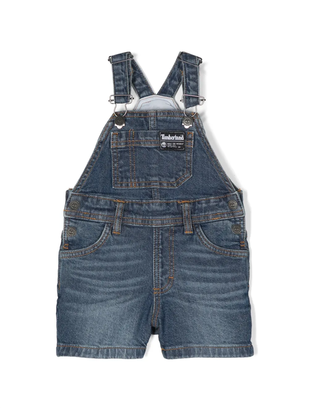 

Короткий джинсовый комбинезон Timberland Kids, синий