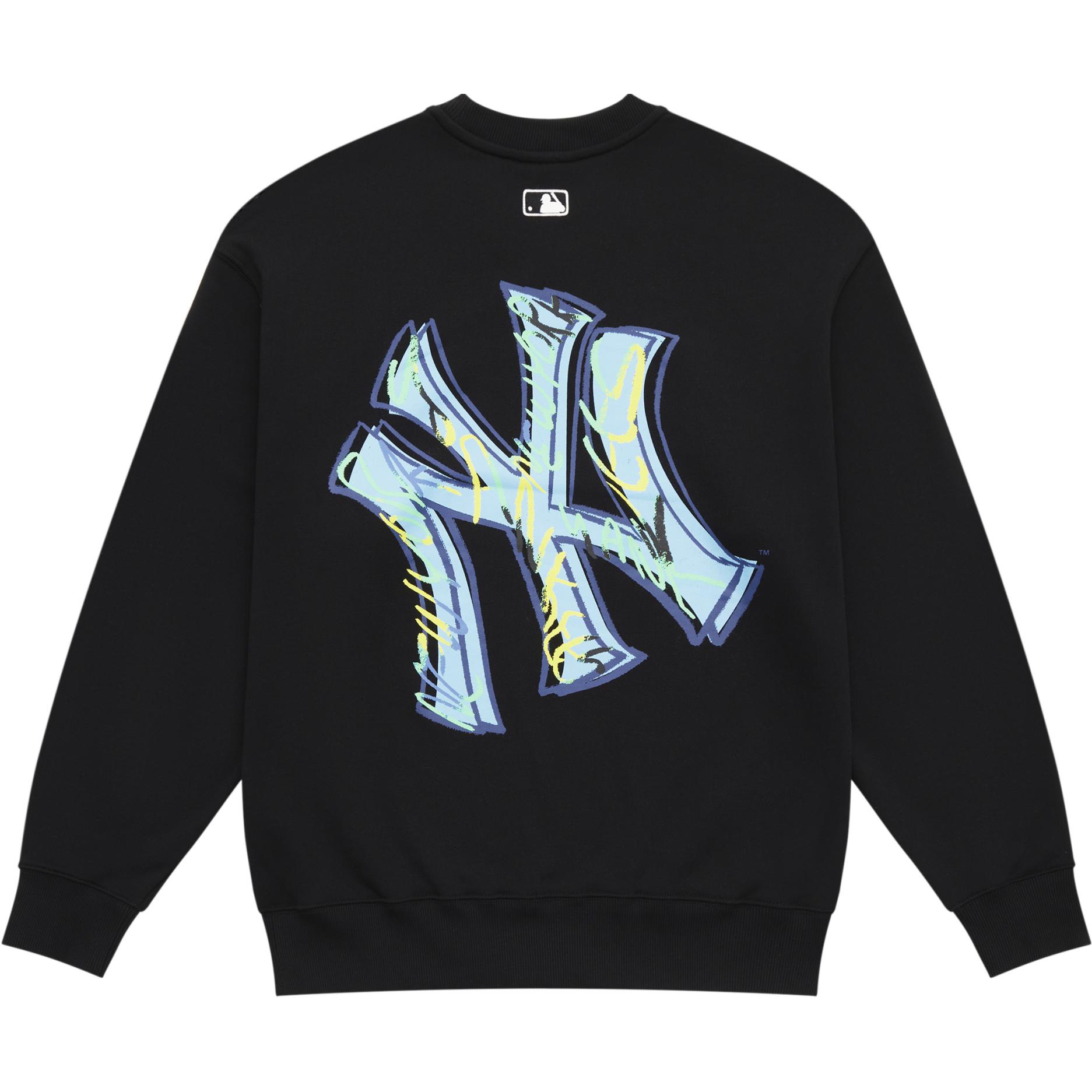 

MLB Свитшот New York Yankees Basic Collection 24FW унисекс, черный