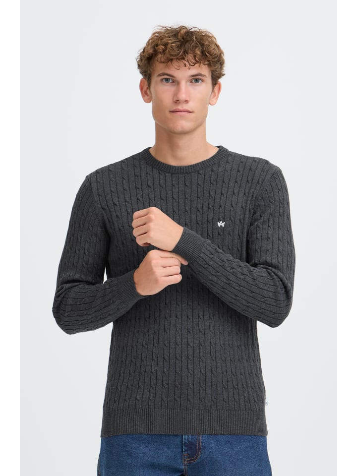 

Kronstadt Вязаный свитер KSCall серого цвета