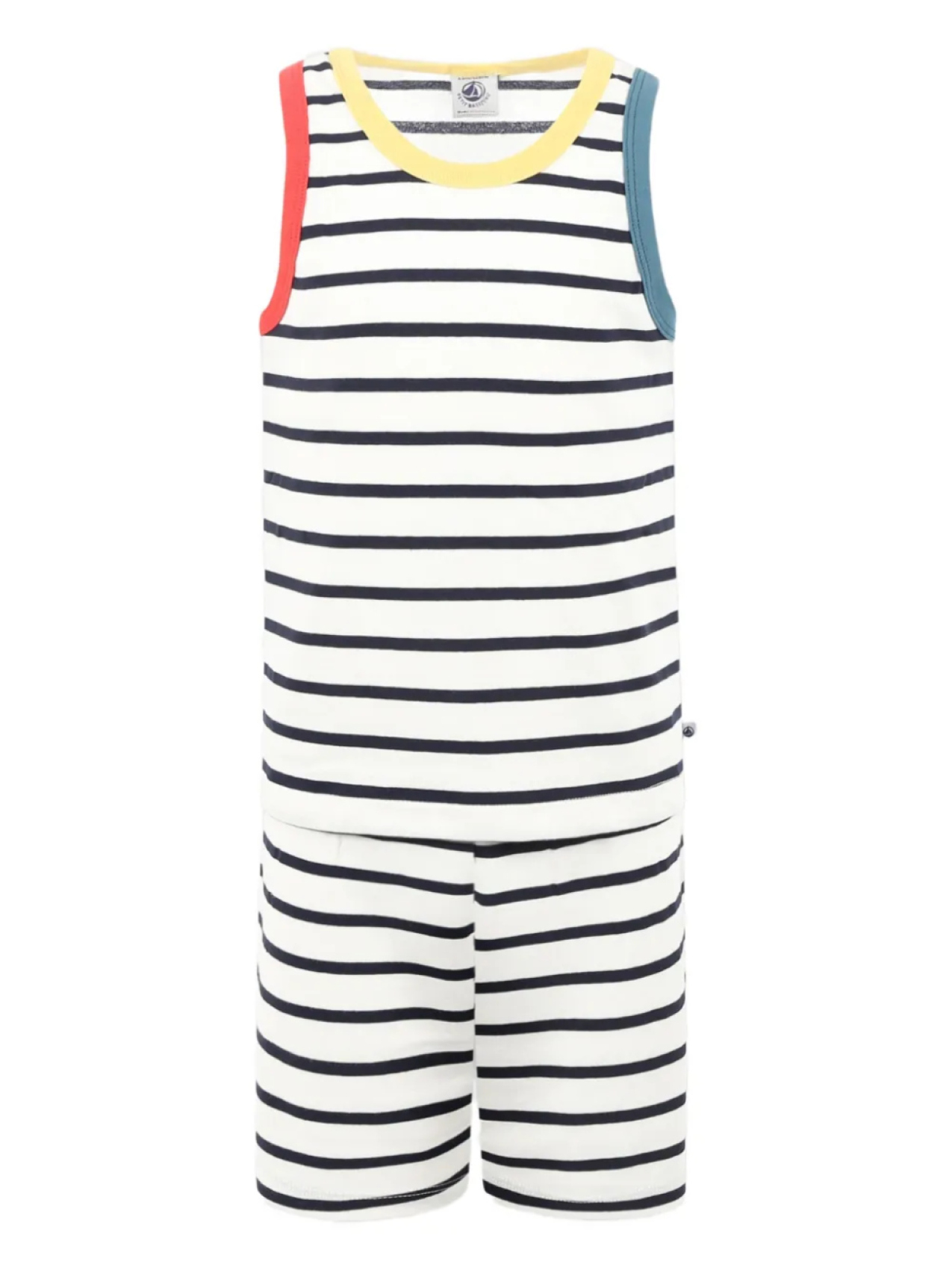 

Полосатая пижама Petit Bateau, белый