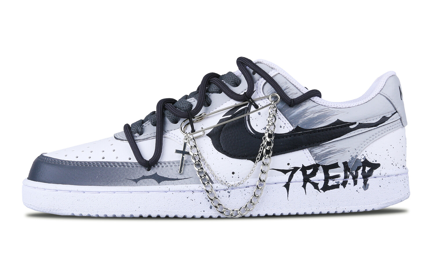 

Мужские кроссовки для скейтбординга Nike Court Vision 1, Black