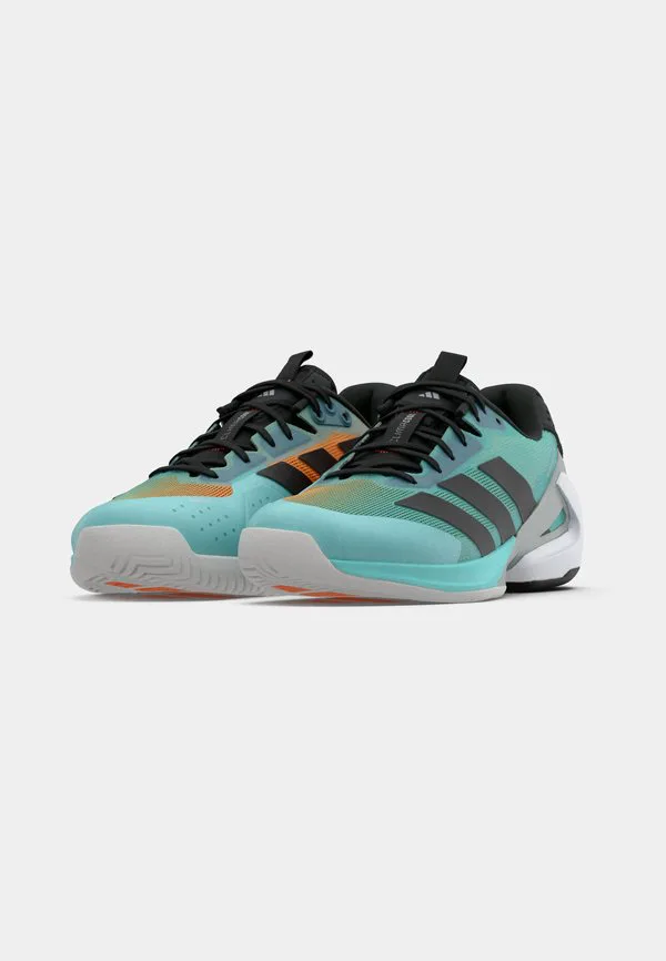 Теннисные кроссовки adizero ubersonic 5 all-court Adidas Performance, Flash Aqua/Core Black/Lucid Orange — фото 3