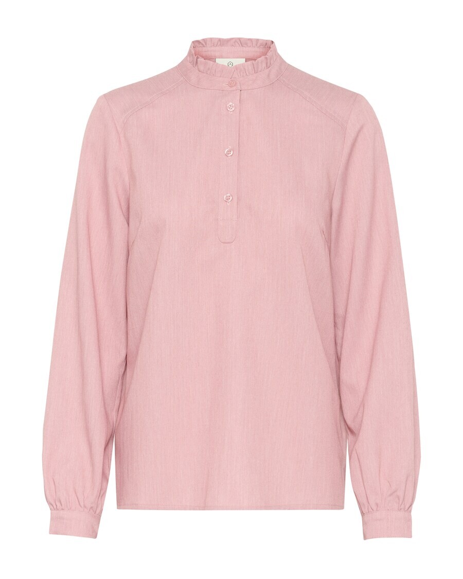 

Рубашка Kaffe Blouse, цвет mottled pink
