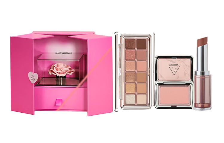 Консервированный цветок Timeless Box Limited Edition набор косметики тональная основа легко растушевывается натуральный 3CE — фото 2