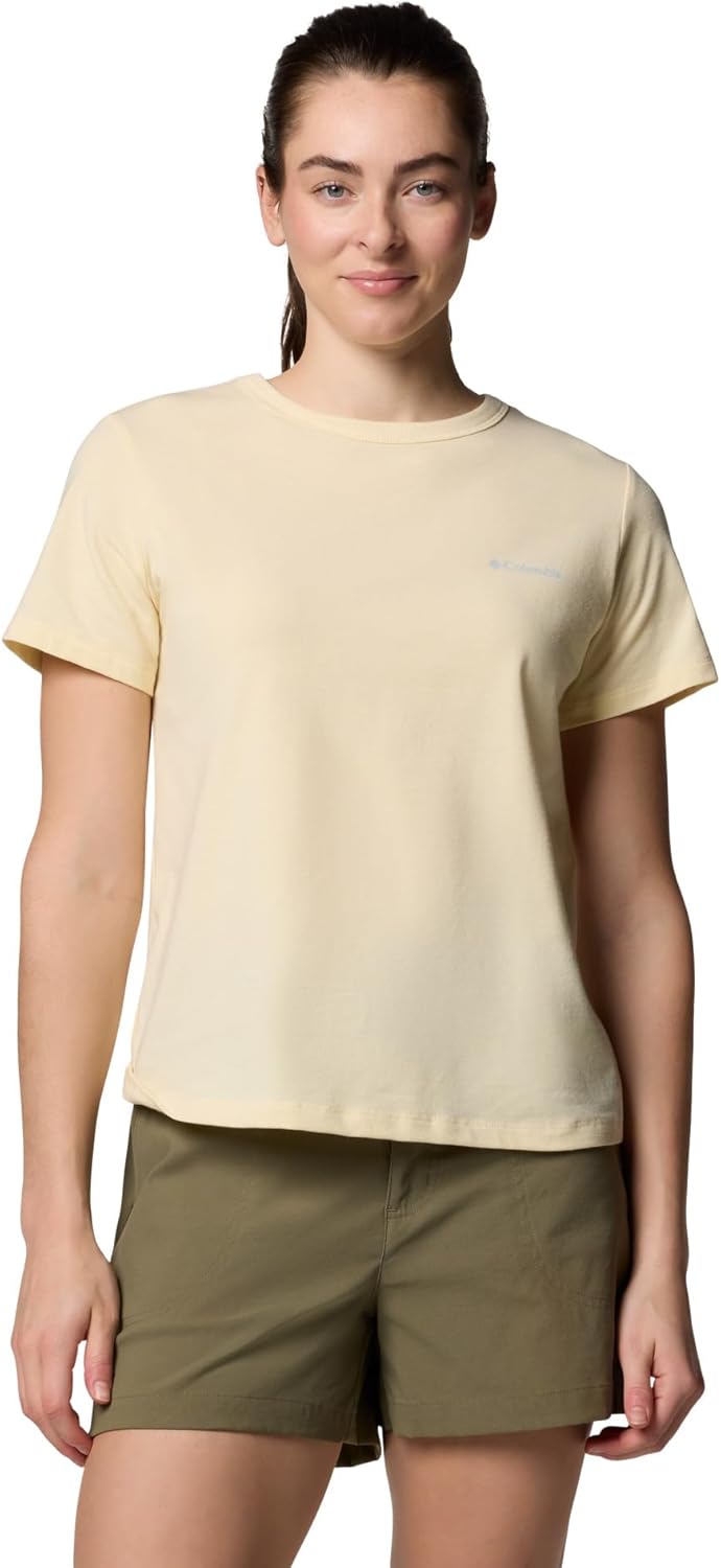 

Футболка Columbia Womens Sun Trek Short Sleeve Ii, Lemon Wash, Серый, Футболка Columbia Womens Sun Trek Short Sleeve Ii, Lemon Wash